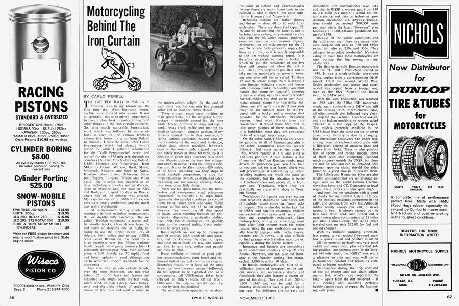 Motorcycling Behind the Iron Curtain
