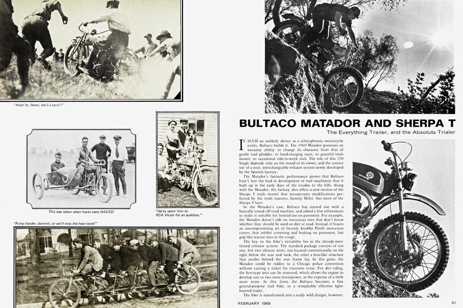Bultaco Matador And Sherpa T