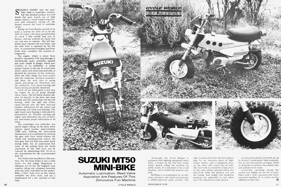 Suzuki Mt50 Mini-Bike