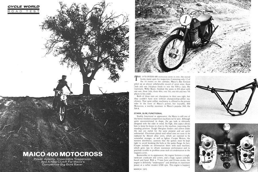 Maico 400 Motocross | Cycle World | MAR 1971