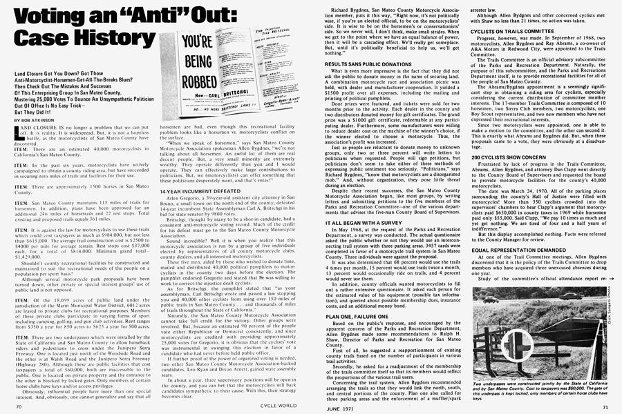 Voting An "Anti" Out: Case History