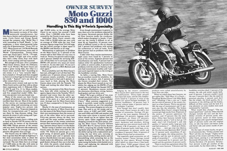 Moto Guzzi 850 And 1000