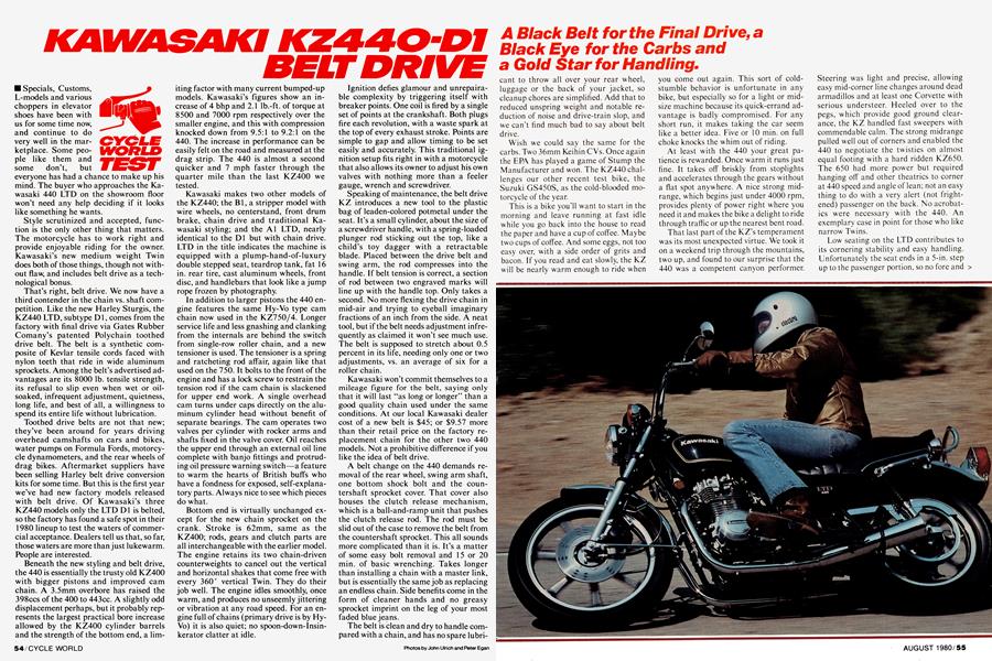 Kawasaki Kz440-D1 Belt Drive