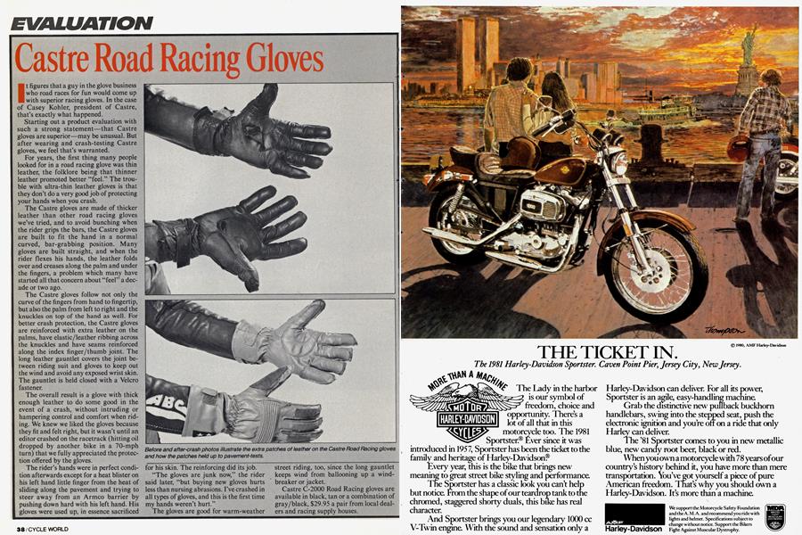 Castre Road Racing Gloves