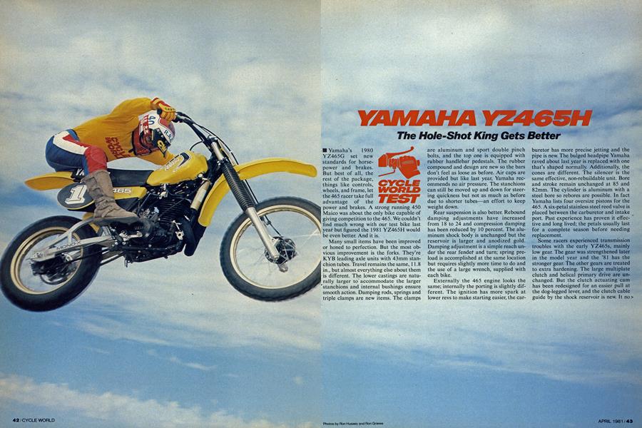 Yamaha Yz465h