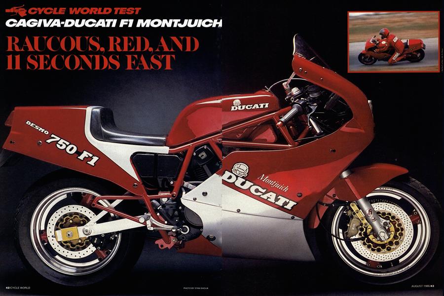 Cagiva-Ducati F1 Montjuich | Cycle World | AUGUST 1986