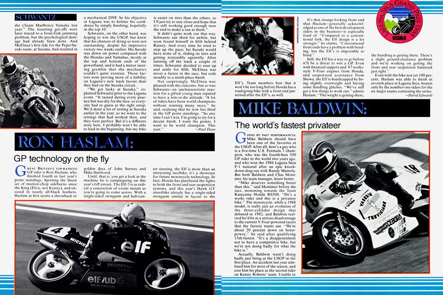 Ron Haslam: