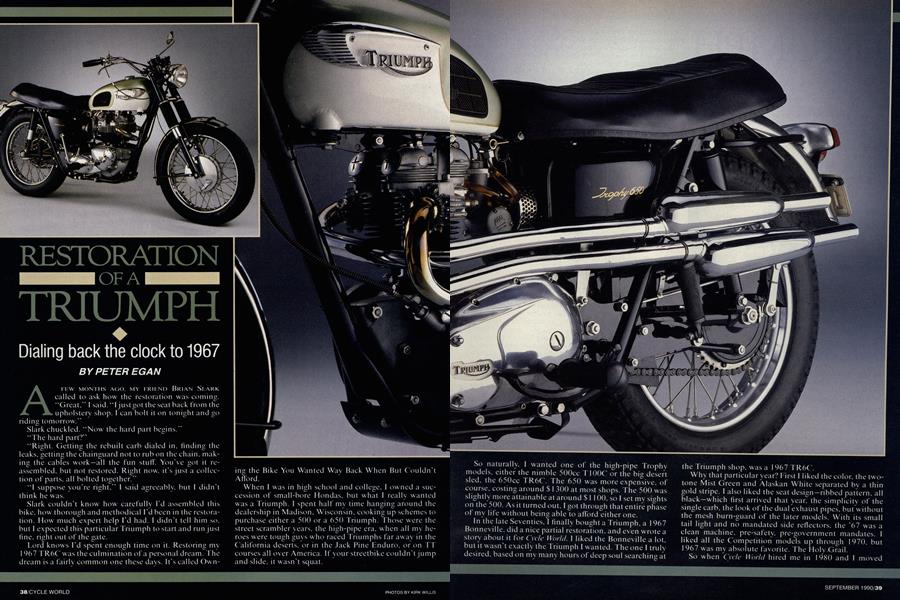 Restoration of A Triumph
