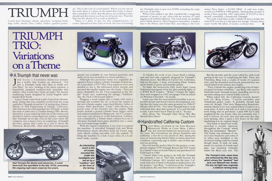 Triumph Trio: Variations Atheme