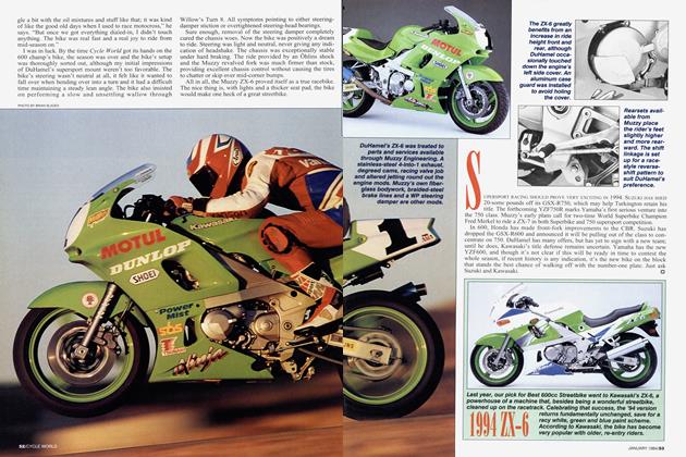 Muzzy Kawasaki Zx-6 | Cycle World | JANUARY 1994