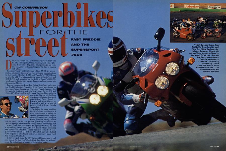 Superbikes For the Street | Cycle World | JUNE 1994