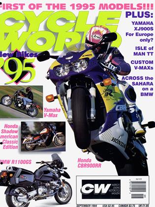 SEPTEMBER 1994 | Cycle World