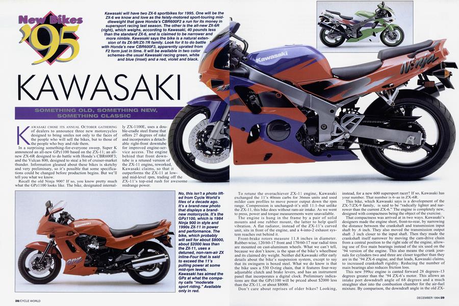 Kawasaki | Cycle World | DECEMBER 1994
