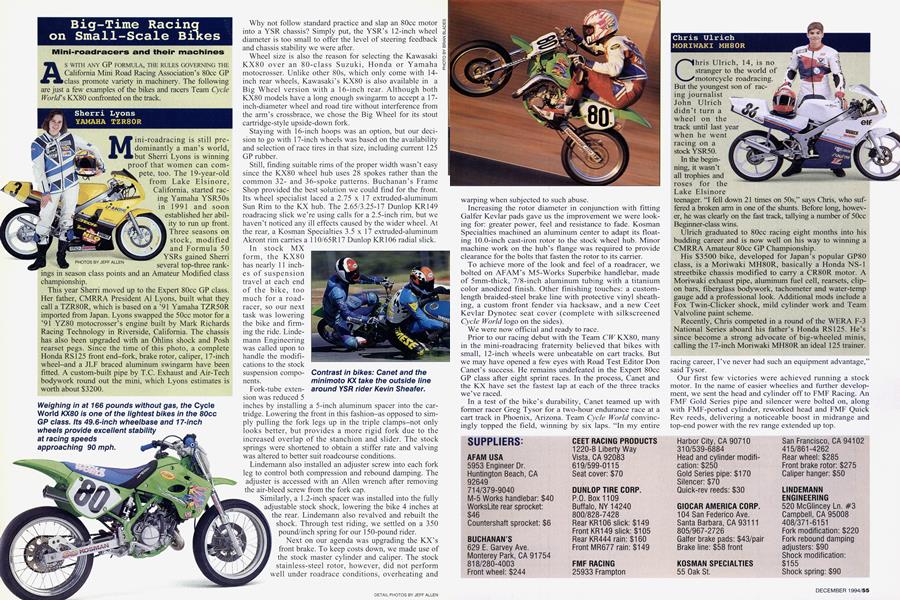 Big-Time Racing On Small-Scale Bikes