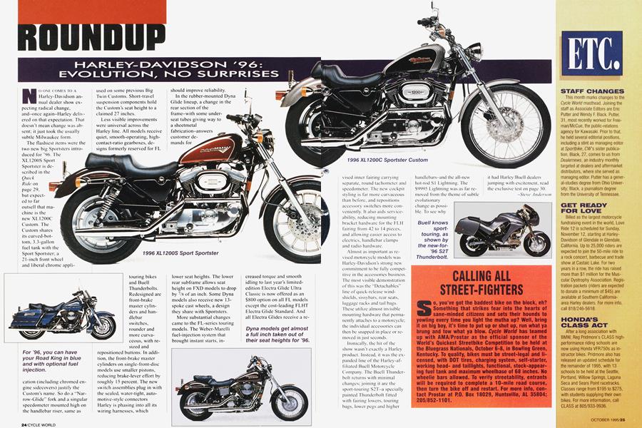 Harley-Davidson '96: Evolution, No Surprises