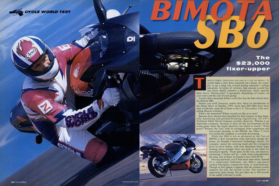 Bimota Sb6 | Cycle World | JUNE 1996