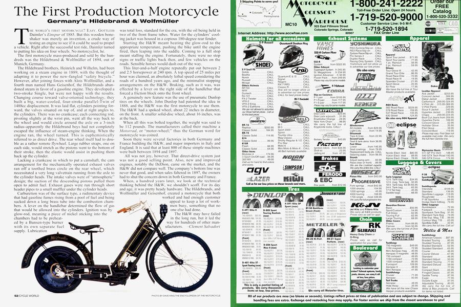 The First Production Motorcycle
