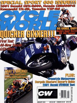 JANUARY 2001 | Cycle World