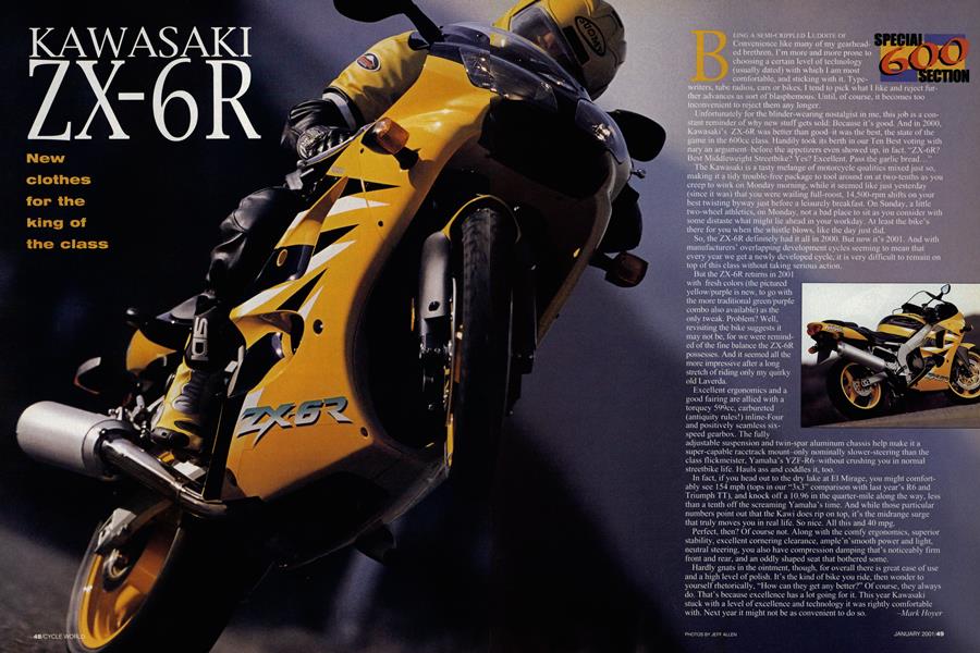 Kawasaki Zx-6r | Cycle World | JANUARY 2001