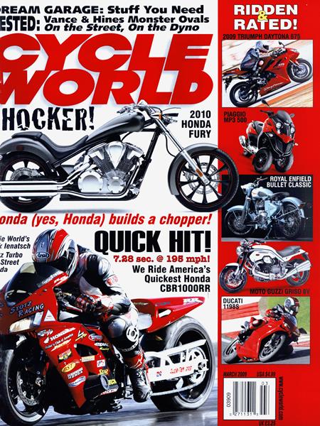 Issue: - March 2009 | Cycle World