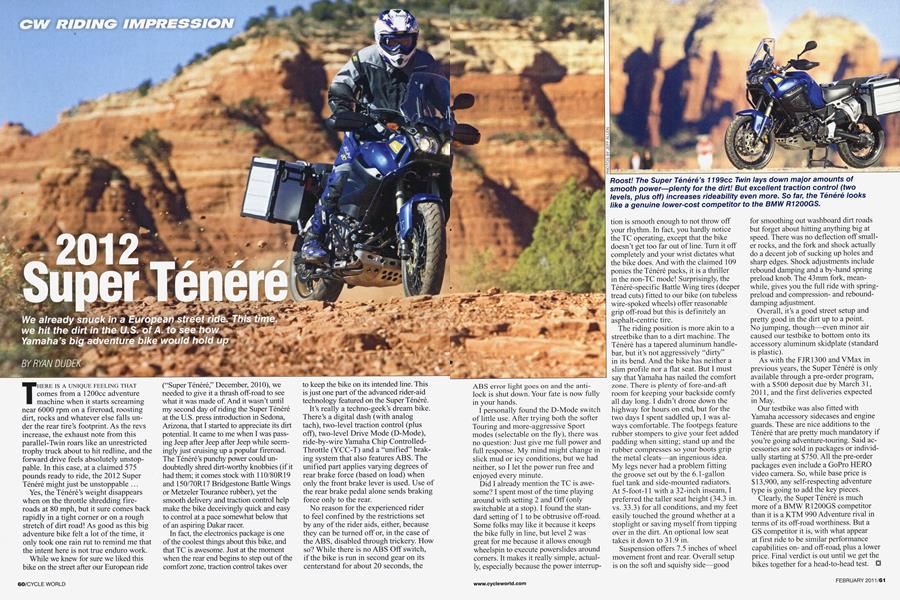 2012 Super Ténéré