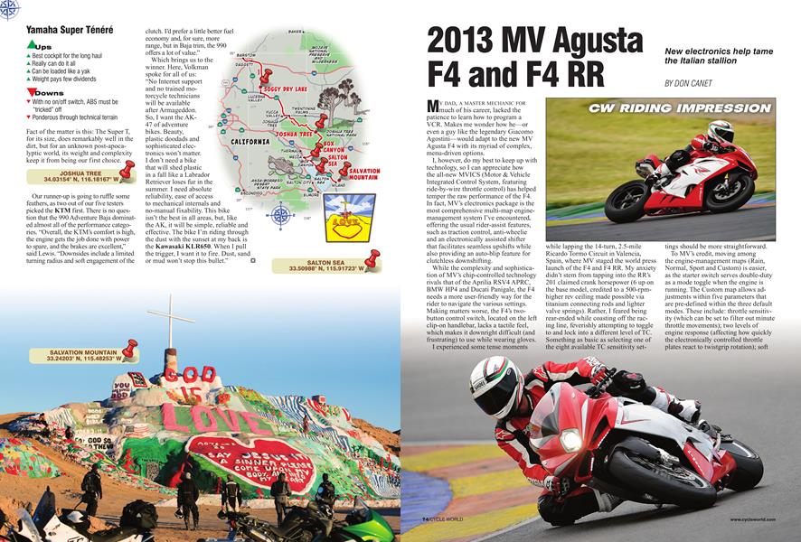 2013 Mv Agusta F4 And F4 Rr