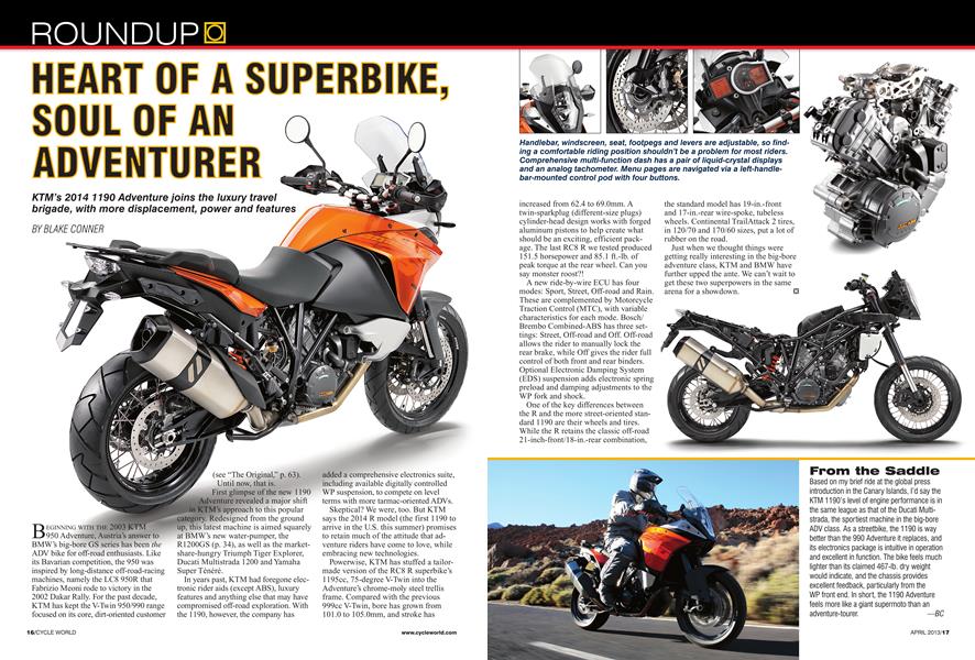 Heart of A Superbike, Soul of An Adventurer