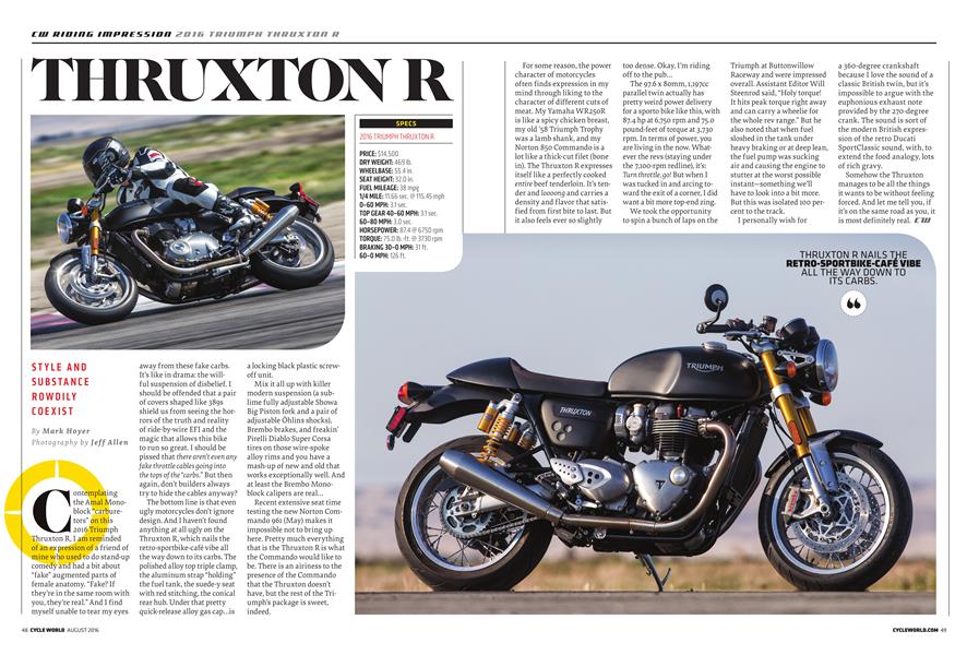 Thruxton R