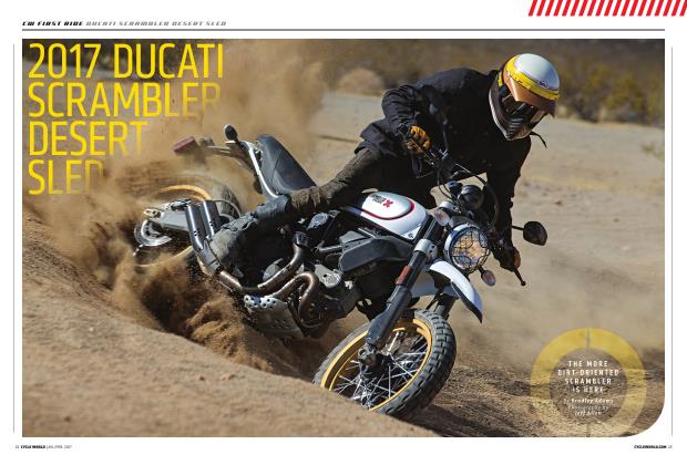 2017 Ducati Scrambler Desert Sled