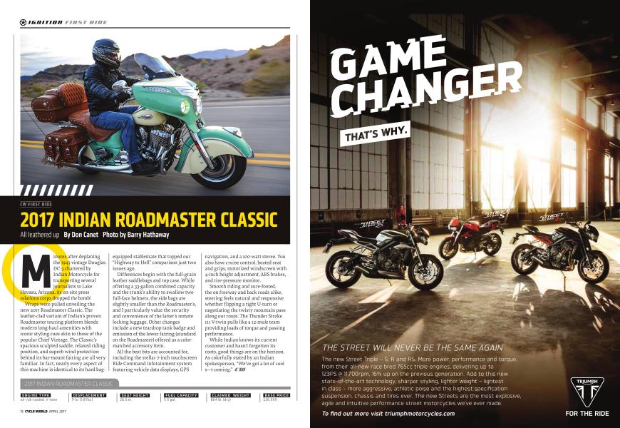2017 Indian Roadmaster Classic