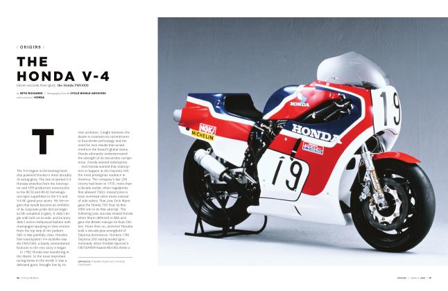 THE HONDA V-4