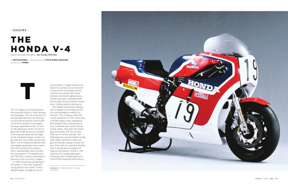 THE HONDA V-4